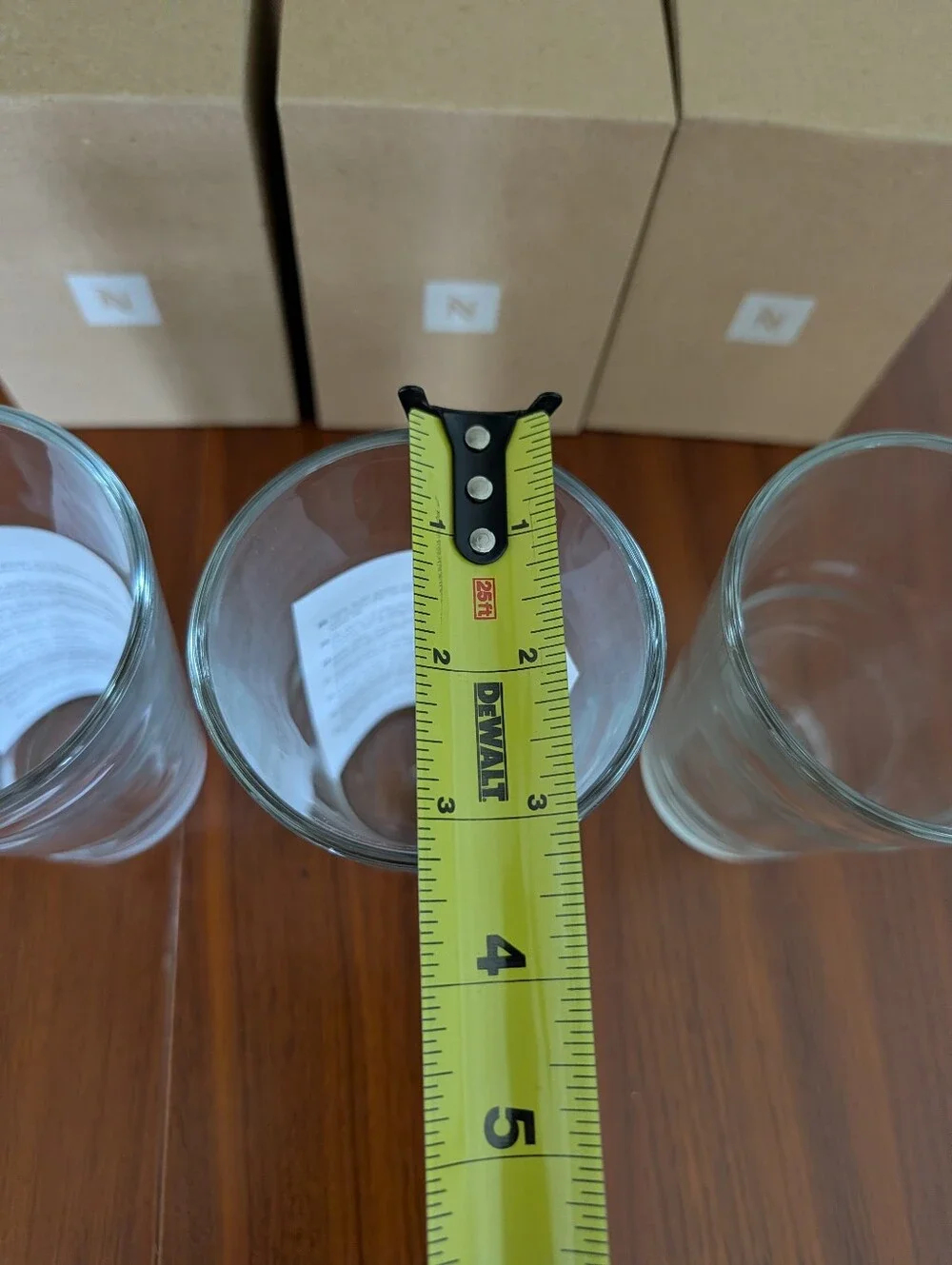 Nespresso View Collection Recipe Glass Made In France Set of 3